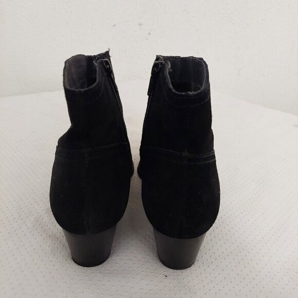 Seychelles Women's Western Chic Black Suede Point Toe Ankle Boots Bootie Size 7 - Picture 6 of 9